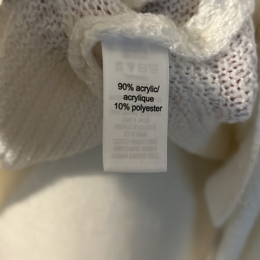 Maurices XS Cream Soft White Knit Tunic Sweater - Picture 4 of 5